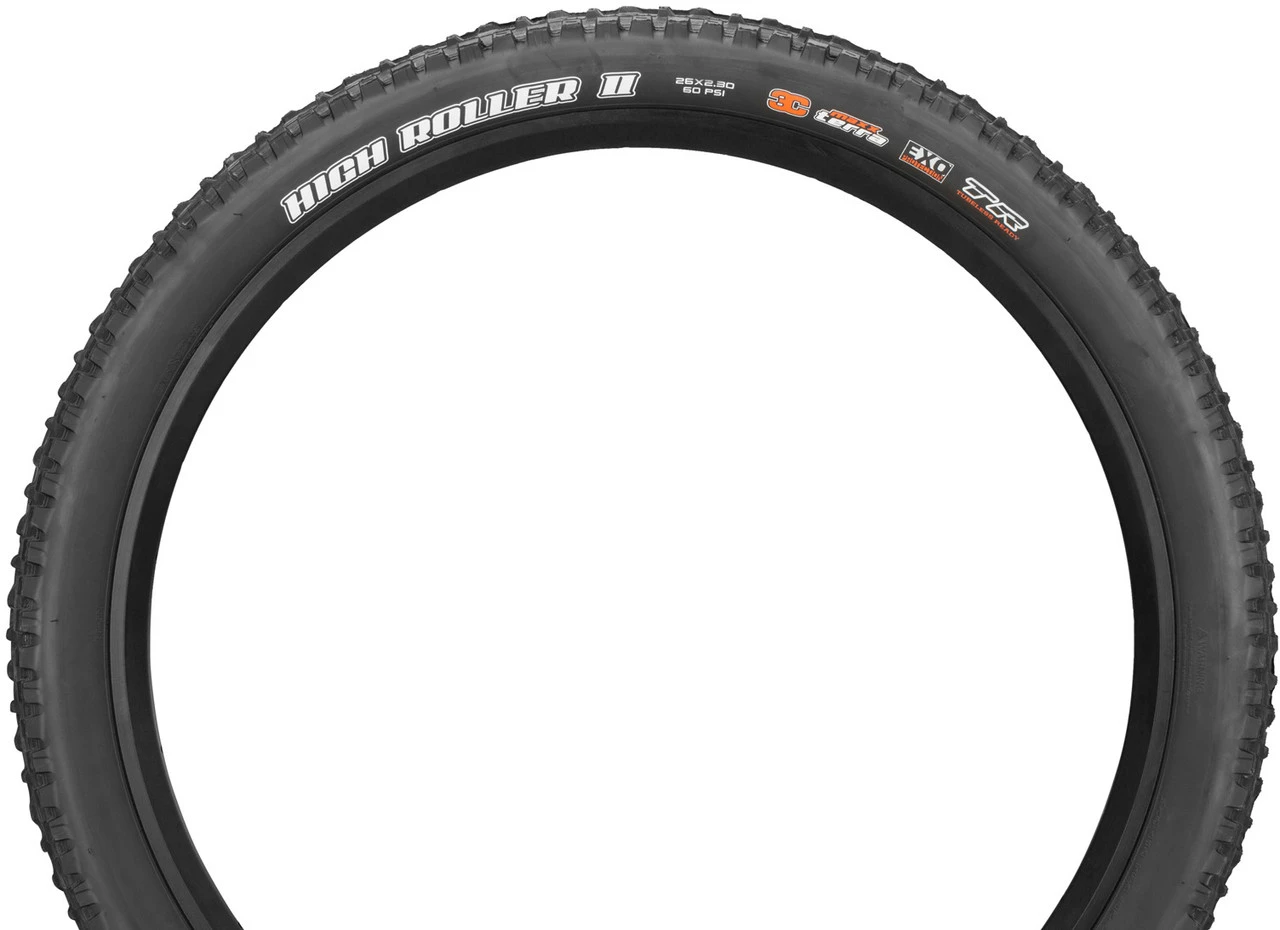 MAXXIS Pneu Souple Highroller II TR 3C MaxxTerra EXO Protection 26" – Image 2