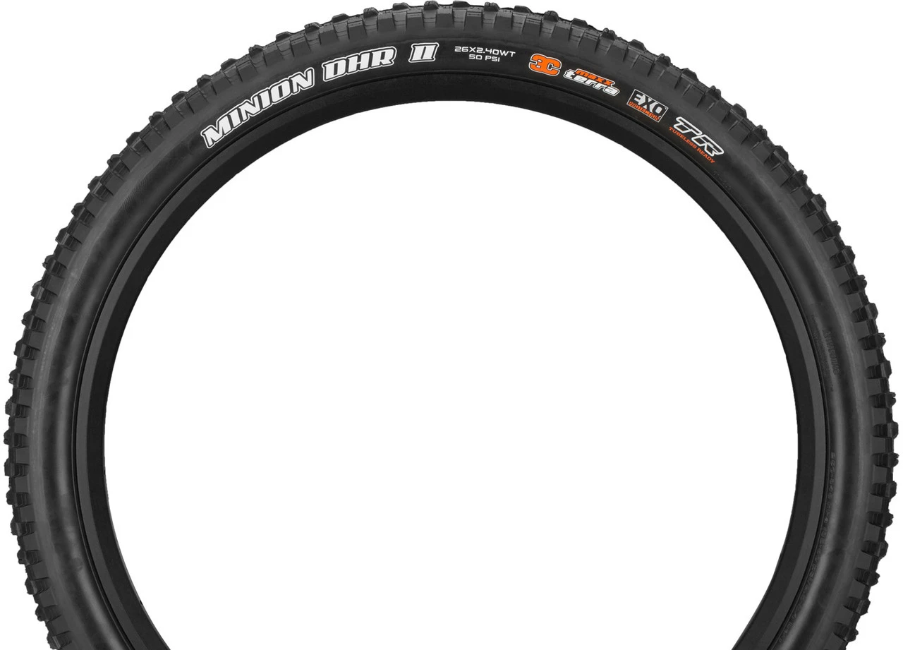 MAXXIS Pneu Souple Minion DHR II 3C MaxxTerra EXO WT TR 26" – Image 2
