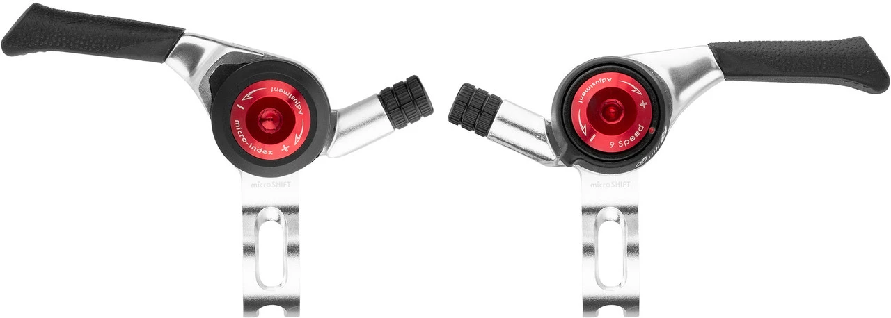 MICROSHIFT Set De Leviers De Vitesses Av+arr SL-T10 2/3/10vit Pour Shimano Road