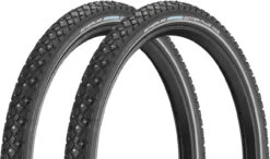 Schwalbe Set De 2 Pneus Rigides Cloutés Marathon Winter Plus 20"