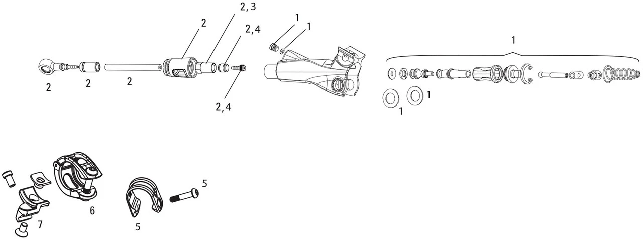 SRAM Pièces Détachées Levier De Frein XX (2010-2011)/XX World Cup (2011)