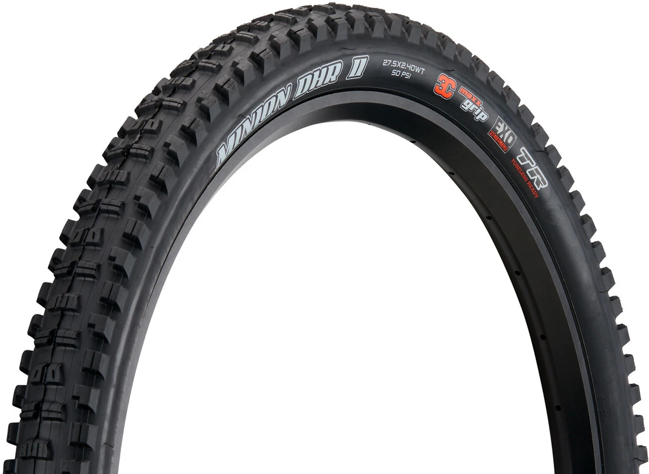 MAXXIS Pneu Souple Minion DHR II 3C MaxxGrip EXO WT TR 27,5"
