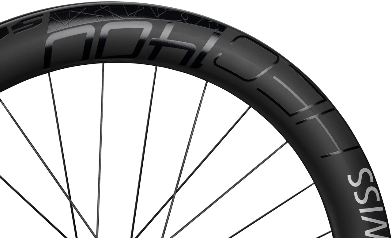 Dt-swiss Set De Roues En Carbone HEC 1400 SPLINE 62 Disc Center Lock Hybrid 28" – Image 6